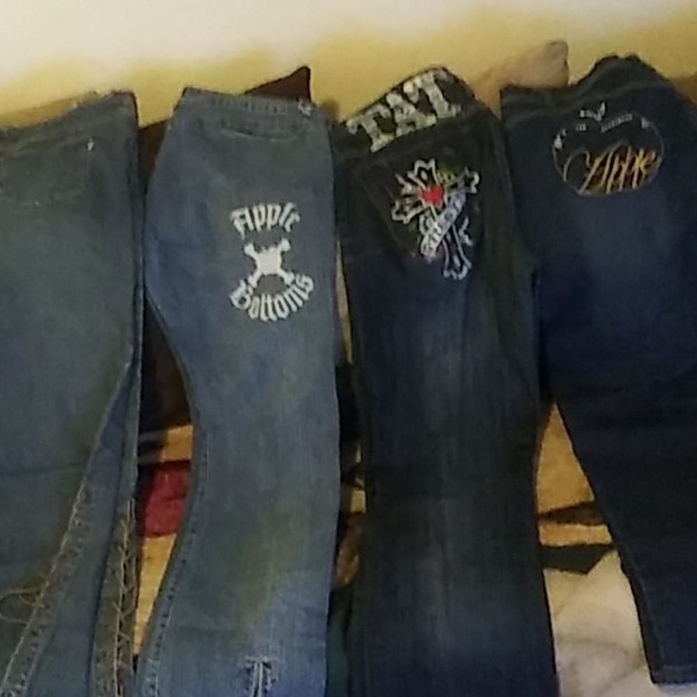 Blue jeans size 16